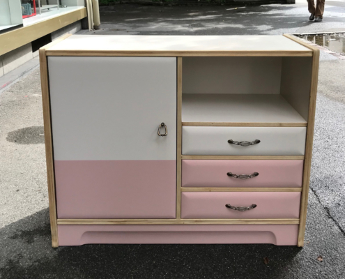 Kommode rosa