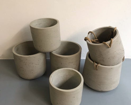 Blumenvasen Beton