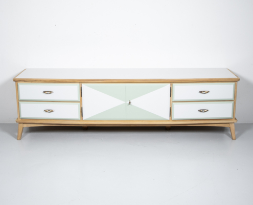 Sideboard grün weiss