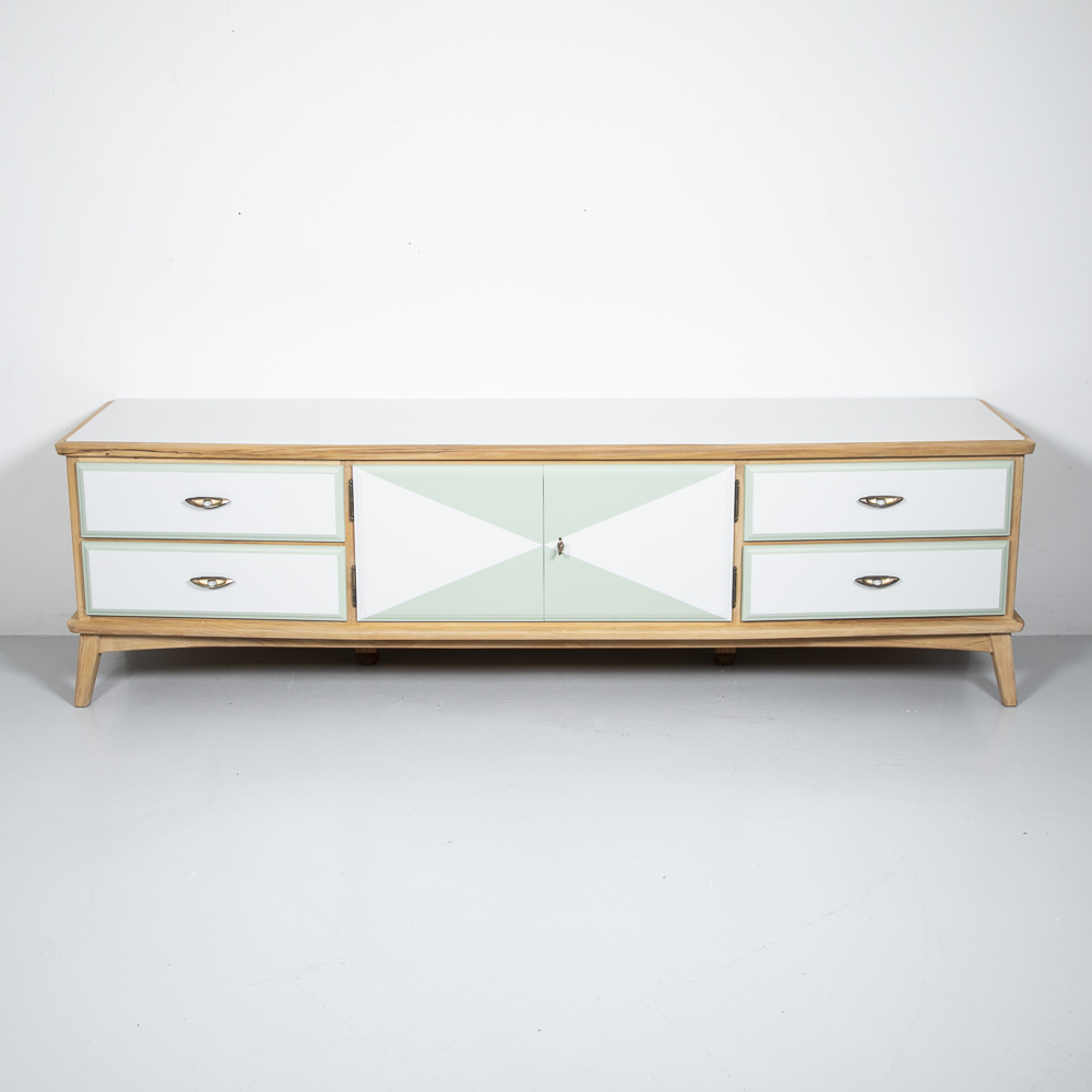 Sideboard grün weiss