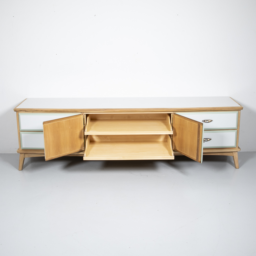 Sideboard grün weiss