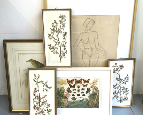 diverse Bilder gerahmt